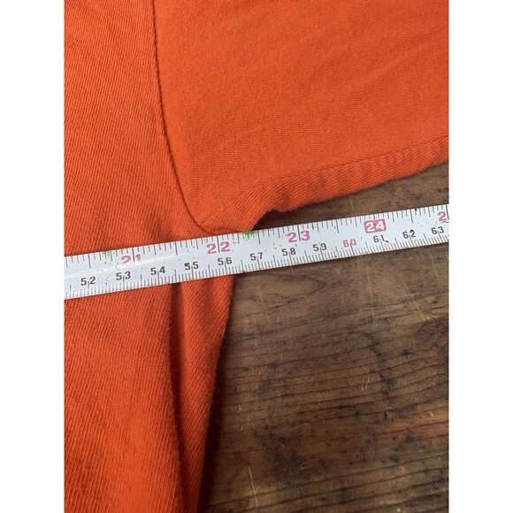Miami Hurricanes Gildan T Shirt Vintage Style Orange Green Retro Logo Sz XL UM - Picture 6 of 6